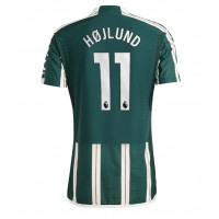 Manchester United Rasmus Hojlund #11 Vieraspaita 2023-24 Lyhythihainen